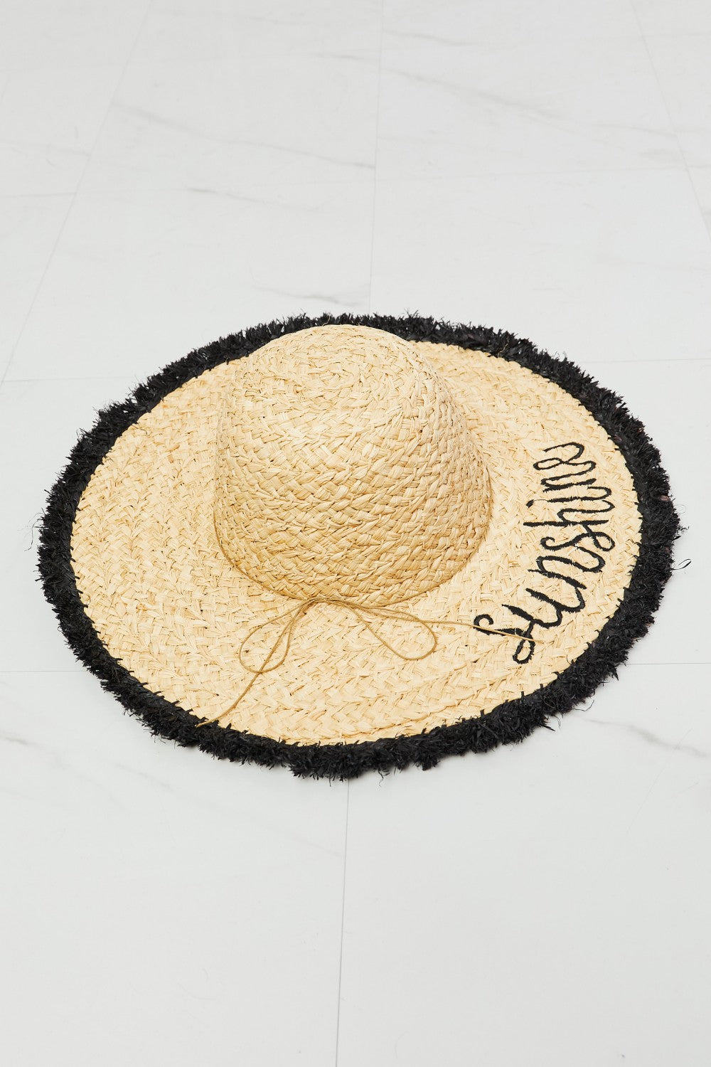 Fame Sunshine Straw Fringe Hat - Flyclothing LLC