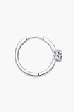 Carry Your Love 1 Carat Moissanite Platinum-Plated Earrings - Flyclothing LLC