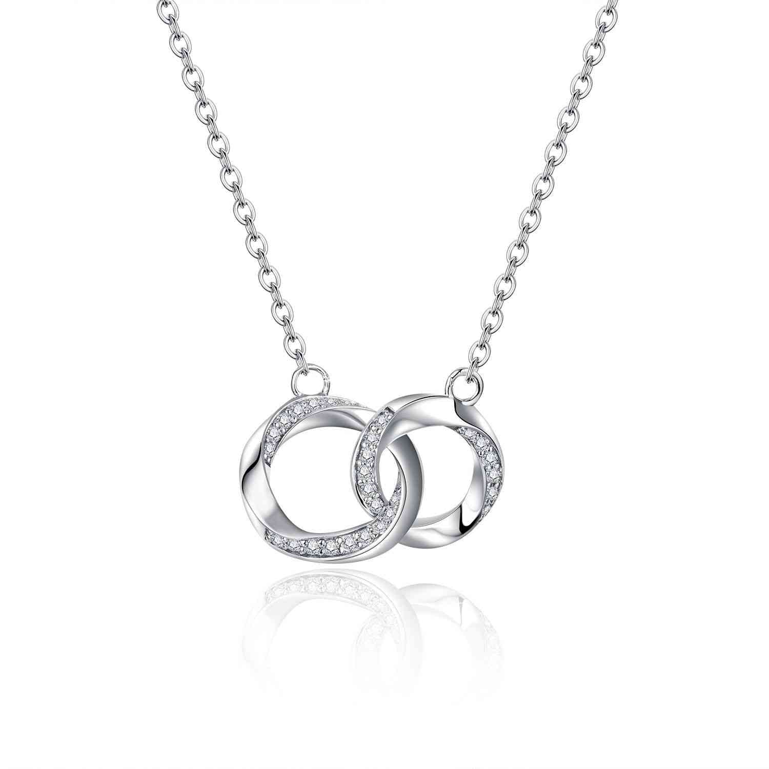 Moissanite 925 Sterling Silver Necklace - Flyclothing LLC