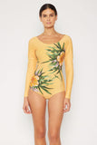 Marina West Swim Cool Down Longsleeve One-Piece Swimsuit - Flyclothing LLC