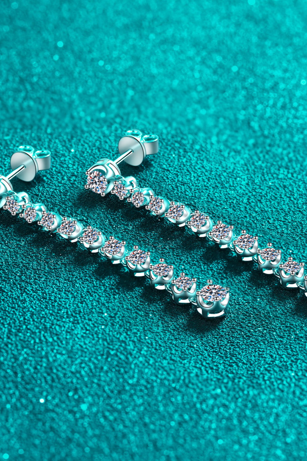 1.18 Carat Moissanite Long Earrings - Flyclothing LLC