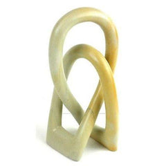 Soapstone Lovers Knot 8 inch Natural Stone - Flyclothing LLC