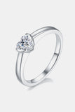 Moissanite 925 Sterling Silver Solitaire Ring - Flyclothing LLC