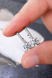 2 Carat Moissanite 925 Sterling Silver Earrings - Flyclothing LLC