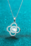 1 Carat Moissanite 925 Sterling Silver Necklace - Flyclothing LLC