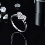 Moissanite 925 Sterling Silver Heart Ring - Flyclothing LLC