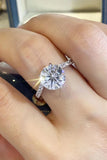 3 Carat Moissanite 925 Sterling Silver Ring - Flyclothing LLC