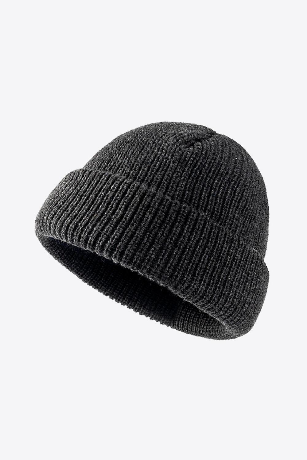 Calling For Winter Rib-Knit Beanie - Trendsi