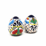 Encantada Handmade Pottery Spice Shakers, Dots & Flowers - Flyclothing LLC