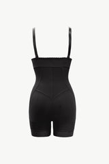 Full Size Zip Up Under-Bust Shaping Bodysuit - Trendsi