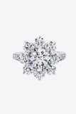 1 Carat Moissanite Flower Ring - Flyclothing LLC