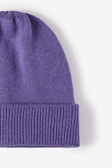 Cuff Knitted Beanie - Trendsi