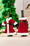 2-Pack Christmas Dress Wine Bottle Covers - Flyclothing LLC