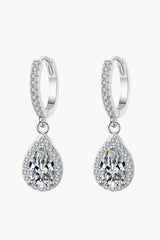 Moissanite Teardrop Earrings - Flyclothing LLC