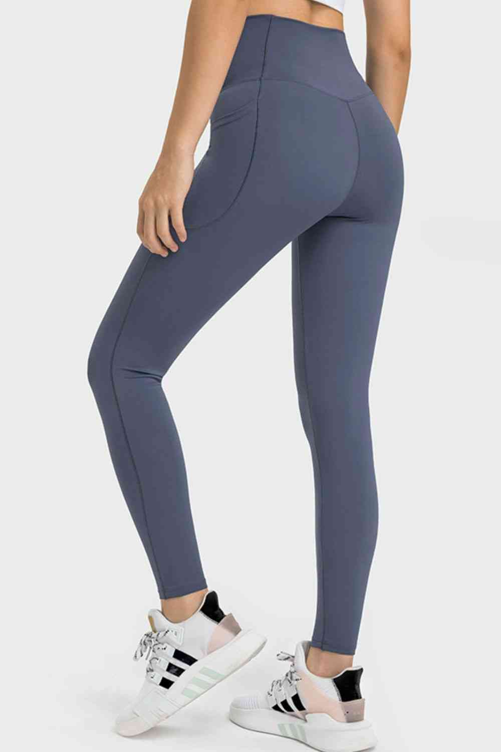 V-Waist Yoga Leggings with Pockets - Flyclothing LLC