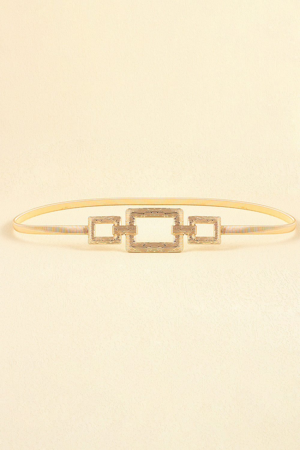 Square Shape Zinc Alloy Buckle Iron Belt - Flyclothing LLC