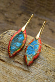 Handmade Natural Stone Dangle Earrings - Flyclothing LLC