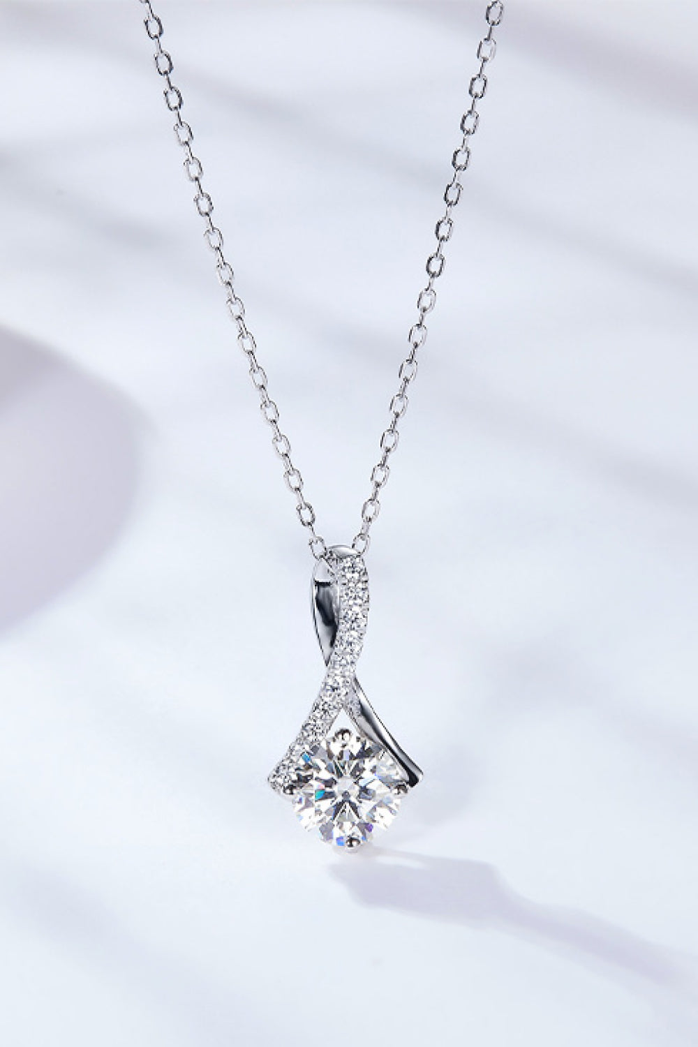 Special Occasion 1 Carat Moissanite Pendant Necklace - Flyclothing LLC