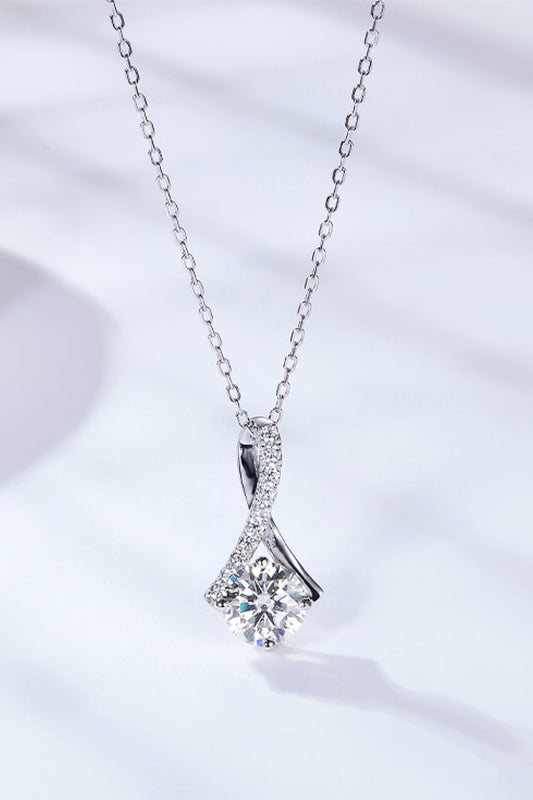 Special Occasion 1 Carat Moissanite Pendant Necklace - Flyclothing LLC