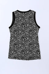 Printed Round Neck Tank - Flyclothing LLC