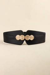 Alloy Buckle Elastic Belt - Flyclothing LLC