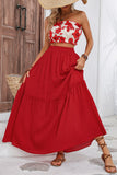 Floral Tube Top and Maxi Skirt Set - Flyclothing LLC