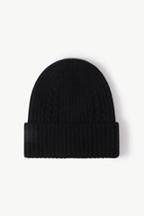 Cable-Knit Cuff Beanie - Trendsi