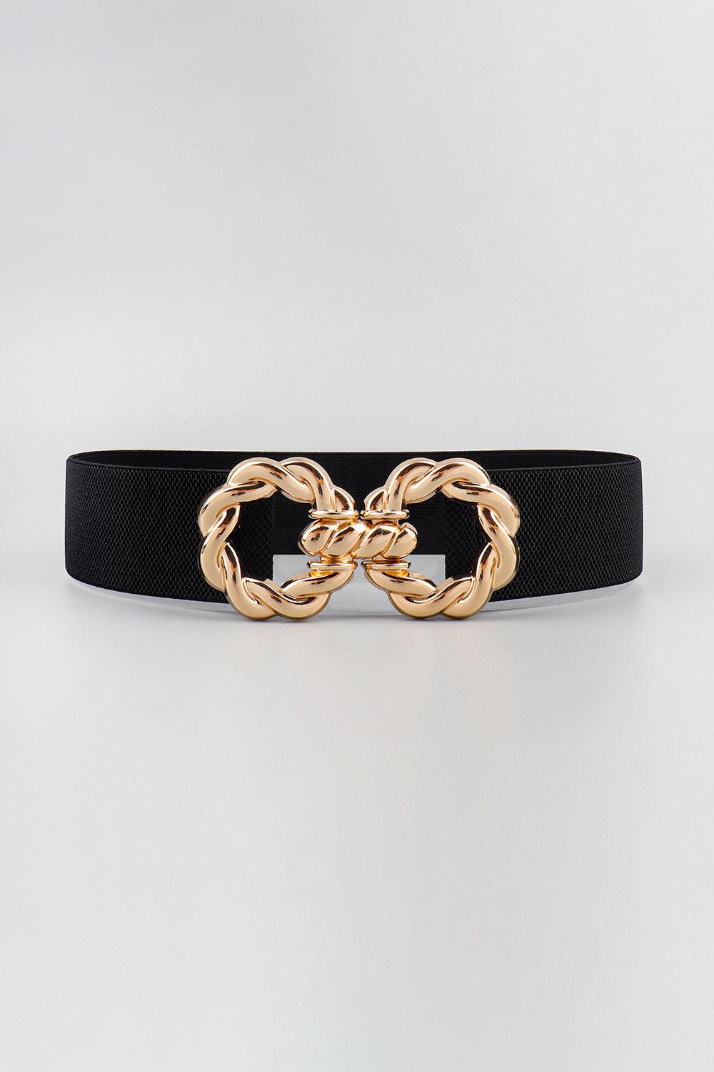 Zinc Alloy Buckle Elastic Belt - Flyclothing LLC