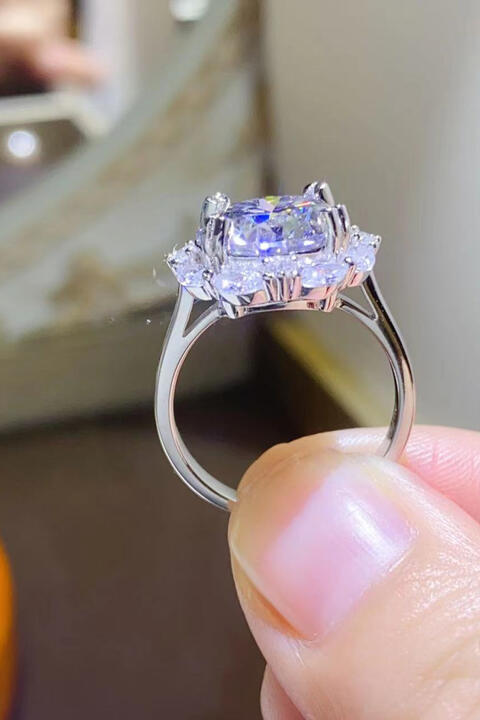 5 Carat Moissanite 925 Sterling Silver Ring - Flyclothing LLC