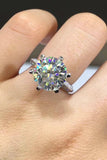 5 Carat  Moissanite 6-Prong Ring - Flyclothing LLC