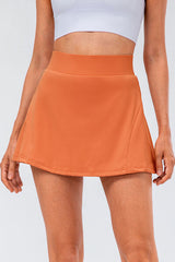 High Waist Pleated Active Skirt - Flyclothing LLC