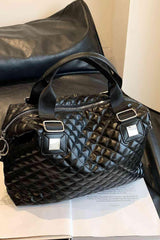 PU Leather Handbag - Trendsi