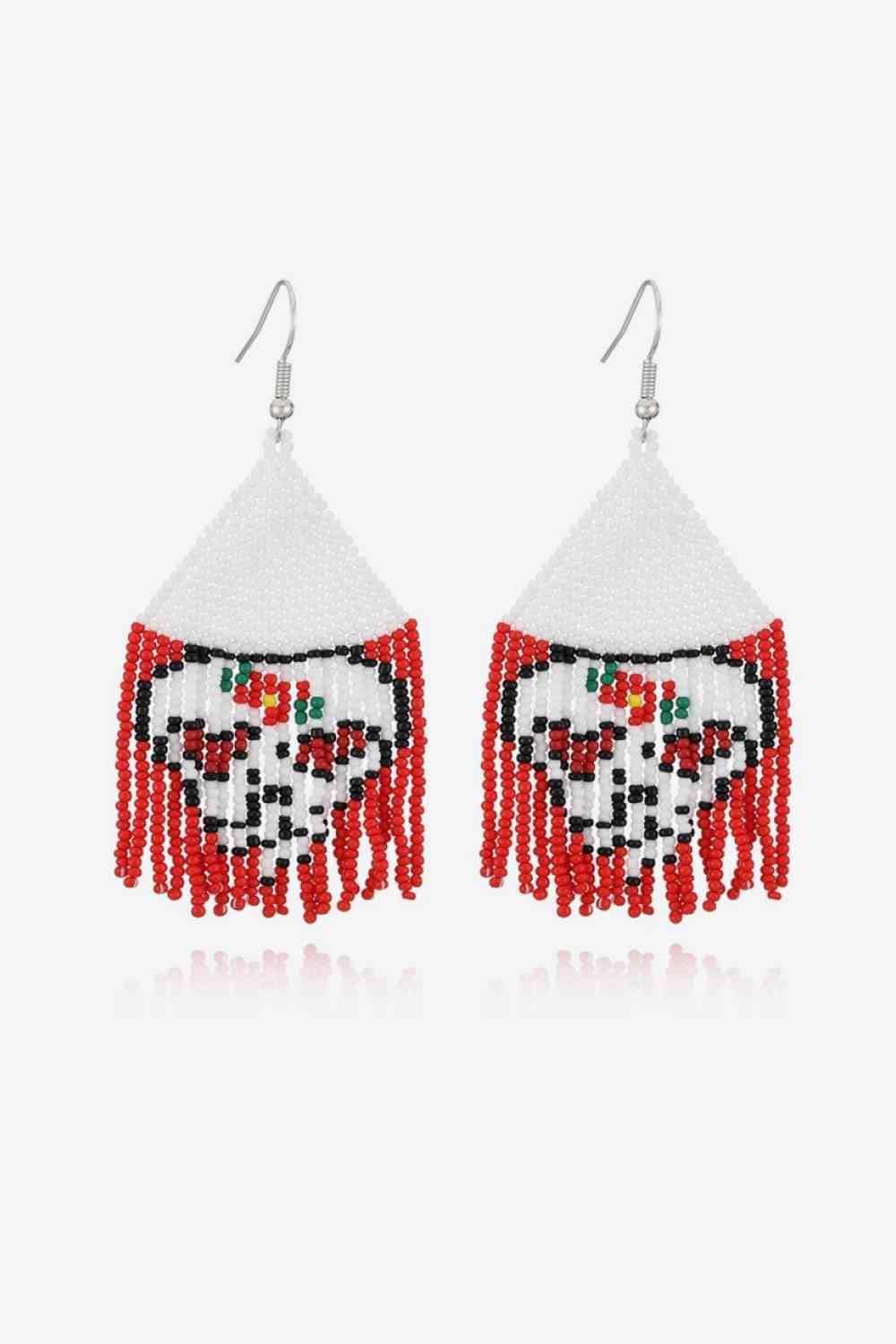 Beaded Dangle Earrings - Trendsi