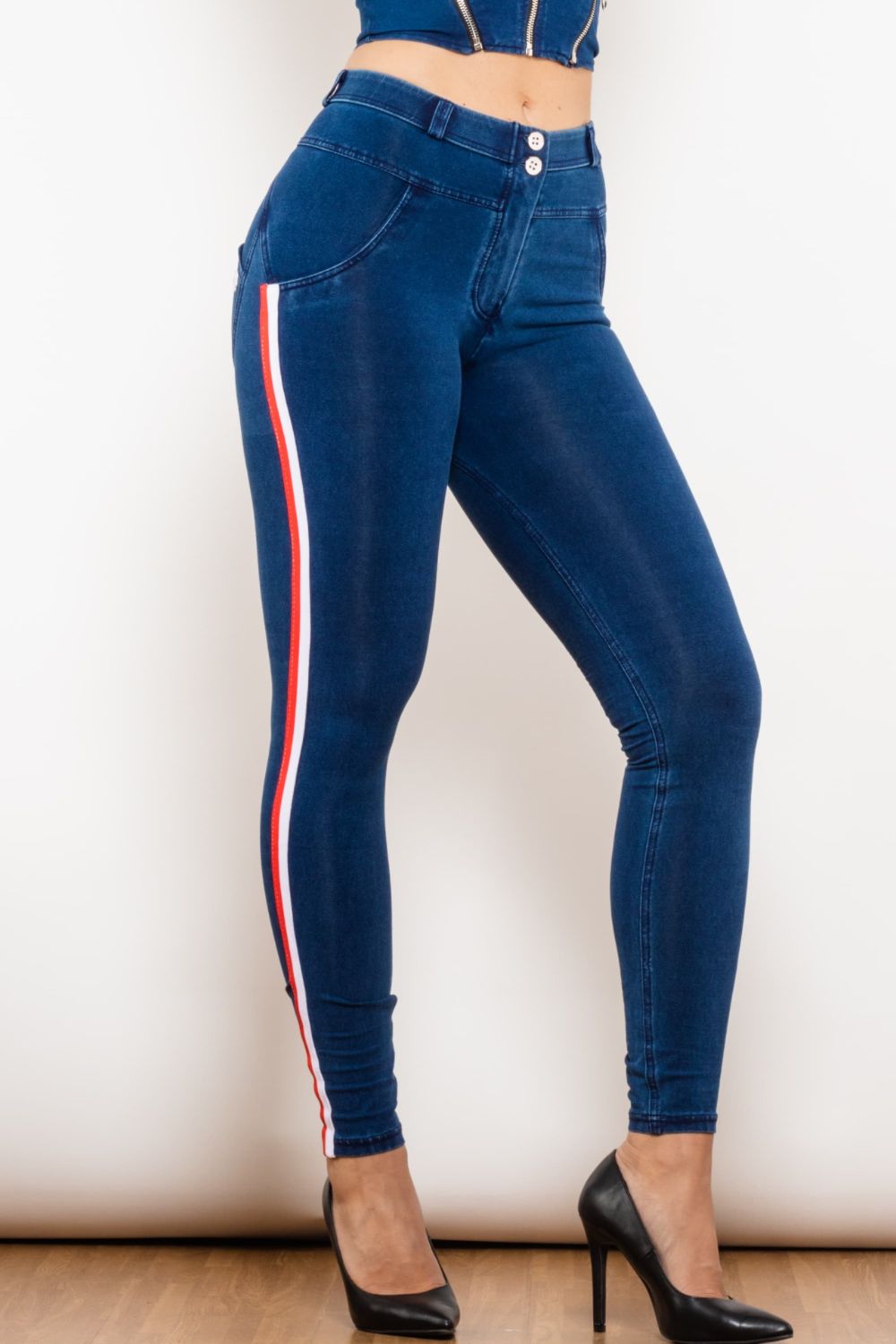 Side Stripe Skinny Jeans – LLC Flyclothing