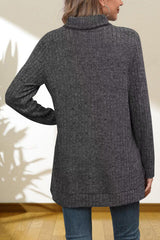 Turtleneck High Low Top - Flyclothing LLC