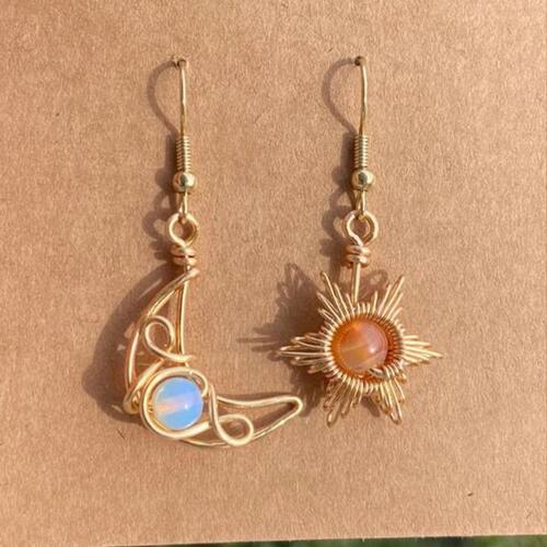 Beaded Alloy Earrings - Flyclothing LLC