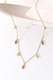 18K Gold Plated Multi-Charm Chain Necklace - Flyclothing LLC