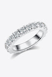 2.3 Carat Moissanite 925 Sterling Silver Eternity Ring - Flyclothing LLC