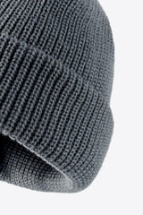 Calling For Winter Rib-Knit Beanie - Trendsi