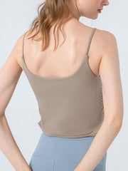 Ruched Sports Cami - Flyclothing LLC