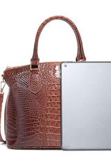 PU Leather Handbag - Trendsi