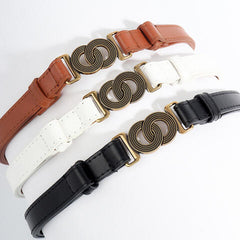 Alloy Buckle PU Belt - Trendsi