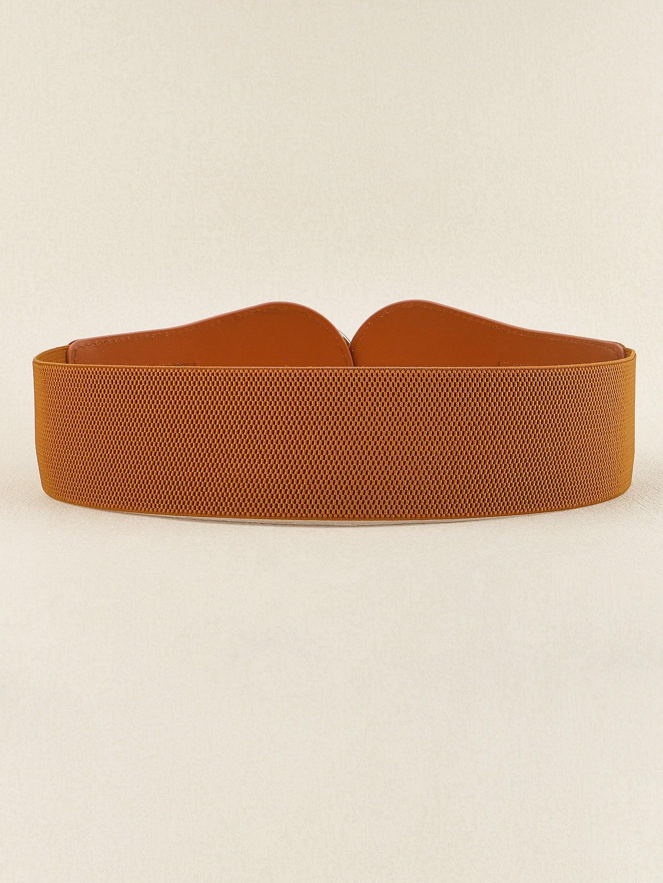 PU Elastic Wide Belt - Flyclothing LLC