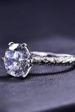 Forever Love Side Stone Moissanite Ring - Flyclothing LLC