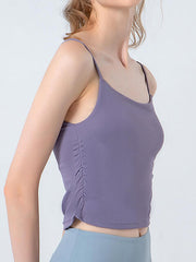 Ruched Sports Cami - Flyclothing LLC