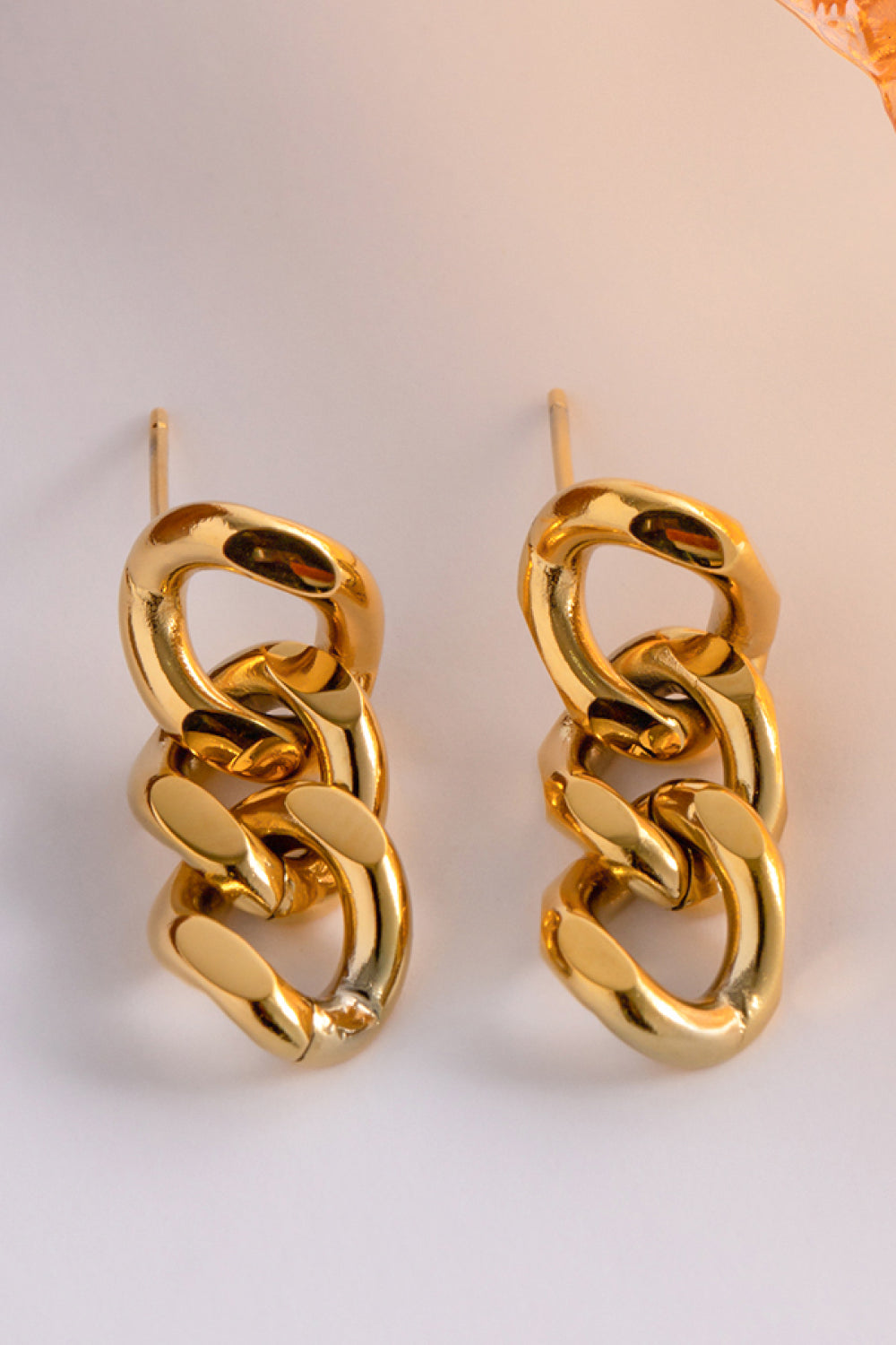 Stainless Steel Chain Earrings - Flyclothing LLC