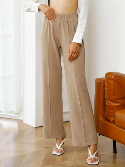 High Waist Straight Pants - Flyclothing LLC