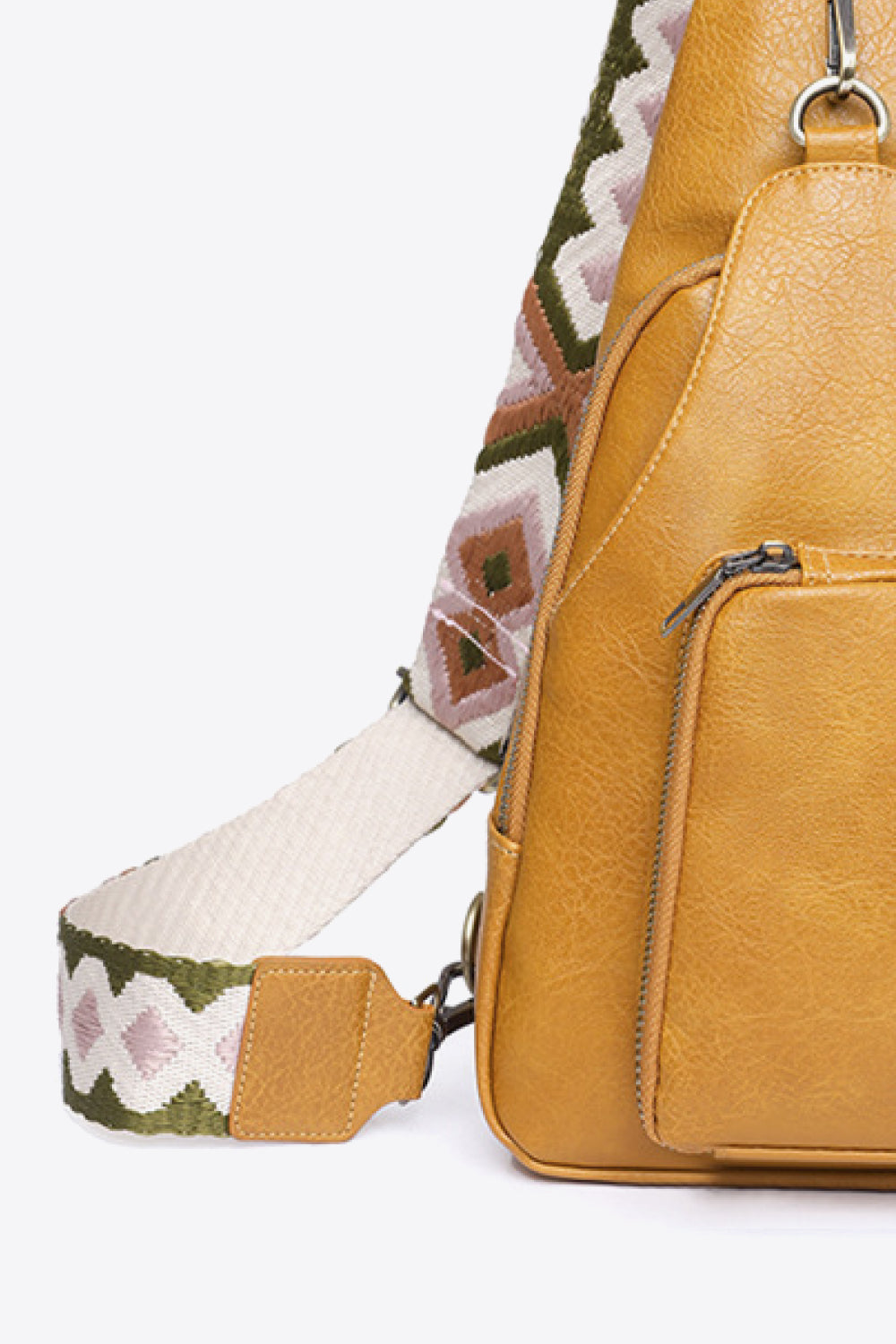 Hudson Pebbled Leather Sling Pack