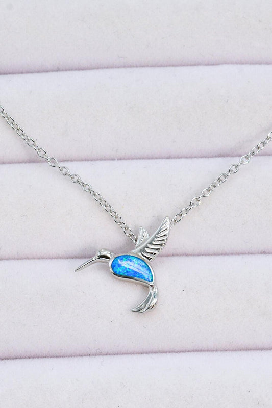 Opal Bird 925 Sterling Silver Necklace - Flyclothing LLC