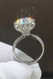 5 Carat  Moissanite Side Stone Ring - Flyclothing LLC